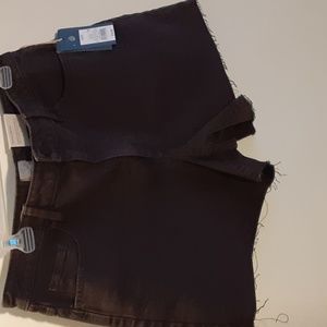 Ladies black shorts Size 12